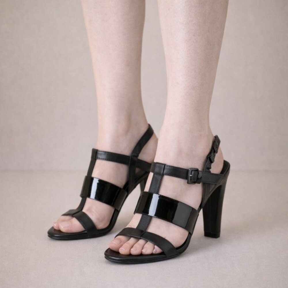 Cole Haan Women's Air Lainey High Sandal Black Size 8